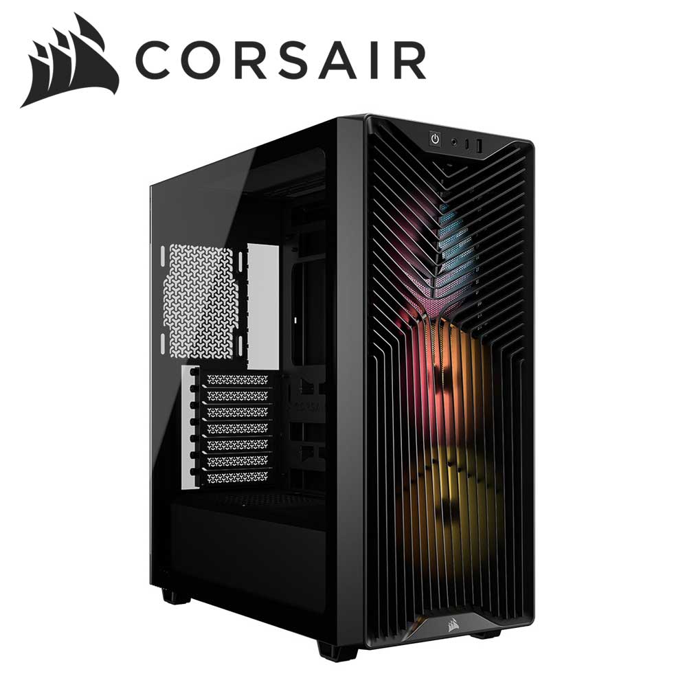 CORSAIR｜コルセア ミドルタワー型PCケース 3200D RS ARGB Mid-TowerBlack（ブラック） CC-9011344-WW