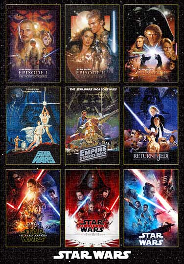 テンヨー Movie Poster Collection Star Wars 1000ピース ジグソーパズル 【Disneyzone】