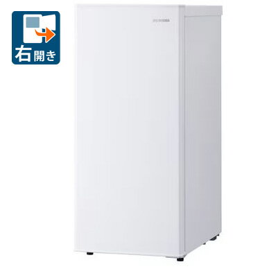 201 L. Or Larger - （標準設置料込_Aエリアのみ）アイリスオーヤマ 64L 冷凍庫【右開き】ホワイト IUSN-S6A-W 【フリーザー】IRIS [IUSNS6AW]