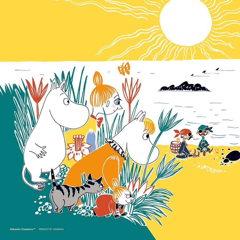 やのまん ムーミンピクチャーブックコレクション スクエアパズル 海賊がやってきた！ 306ピース【36-04】 ジグソーパズル