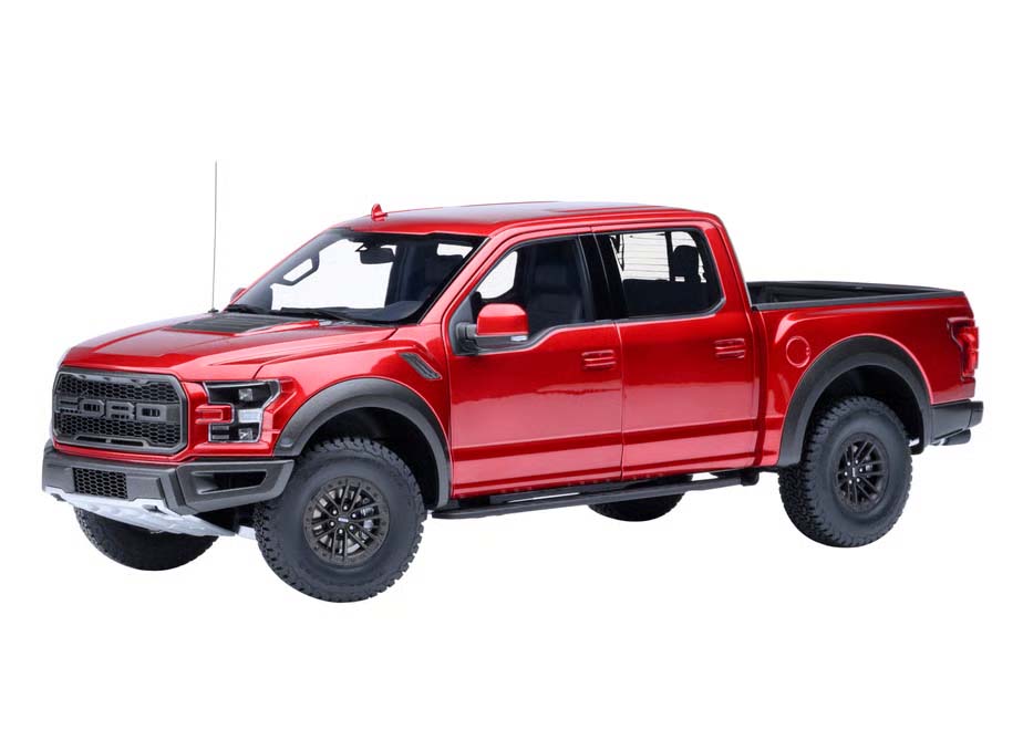 オートアート 1/18 フォード F-150 ラプター スーパークルー 2019 （メタリック・レッド）【72948】 ミニカー