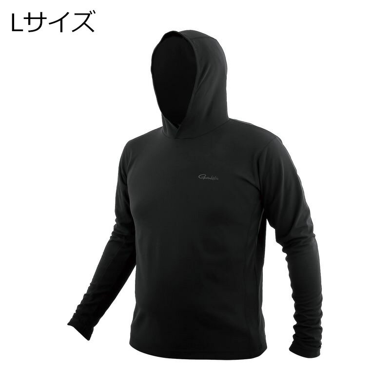 Wear - がまかつ ドライリスタ フーディーシャツ Lサイズ(#1 ブラック) ドライリスタフーディーシャツL(#1ブラック) Gamakatsu