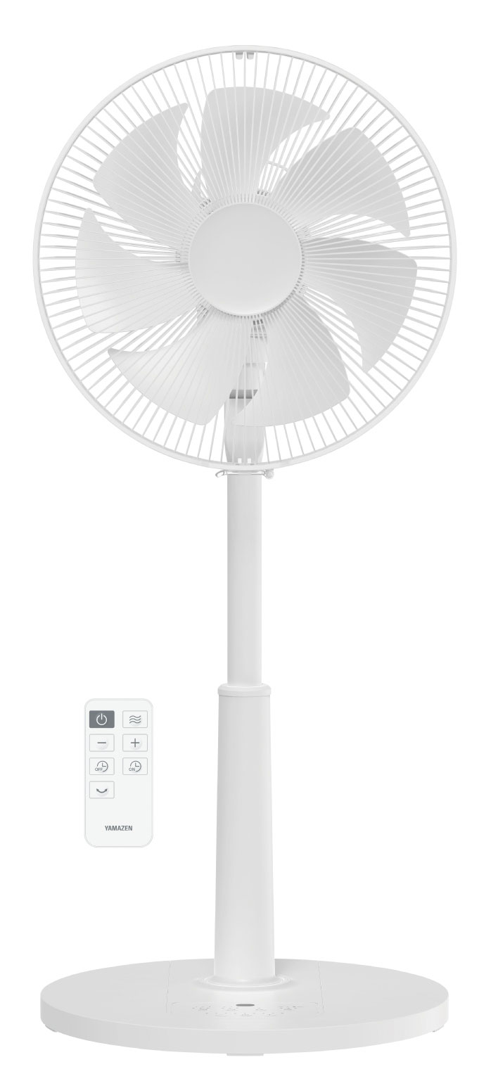 YAMAZEN 【扇風機】DCモーター搭載 リビング扇（ホワイト） RLX-CP031-W 山善 ワイヤレスフルリモコン [RLXCP031W]