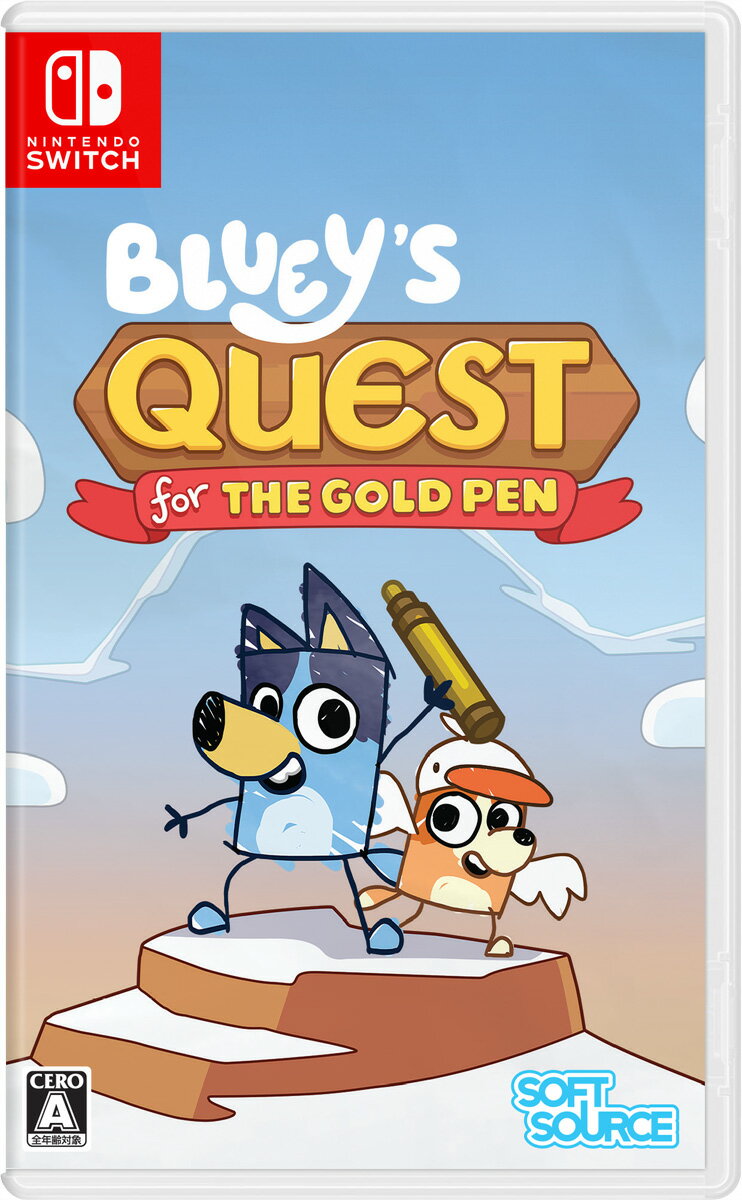 SOFT SOURCE 【Switch】Bluey's Quest for the Gold Pen [HAC-P-BTFZA NSW ブル- イズ クエスト フォ- ザ ゴ-ルド ペン]