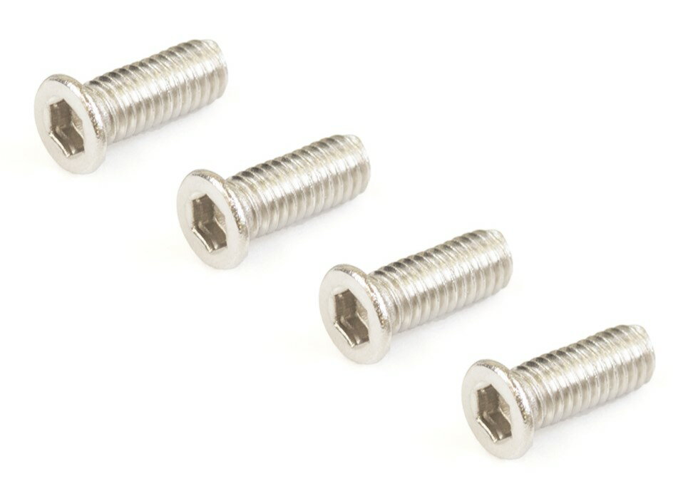 Inner Parts - INFINITY IF14 スペチアーレ用 M3x8mmステンレス小径フラットヘッドスクリュー（4個）【B02308S】 ラジコンパーツ