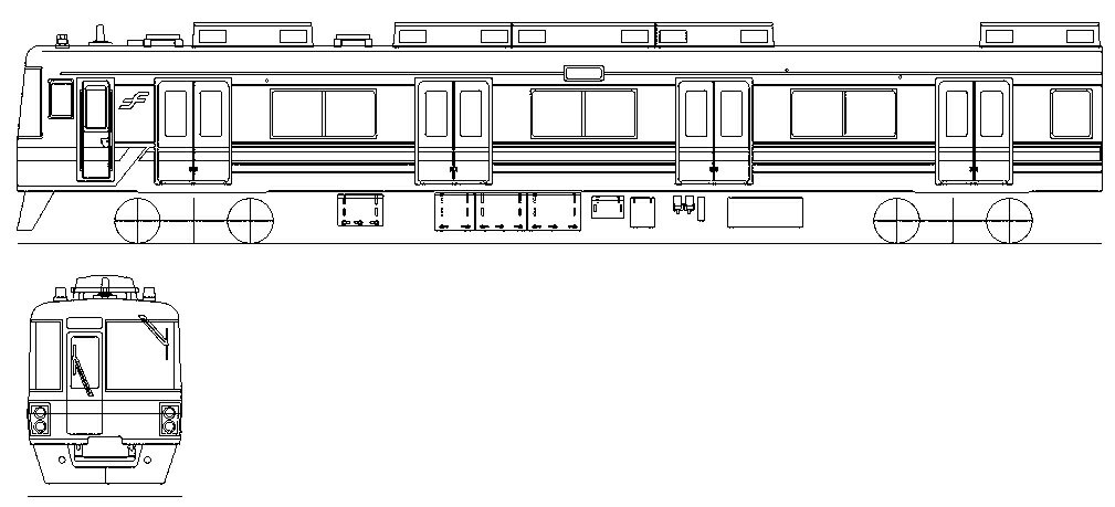 ［鉄道模型］マスターピース (HO) 福岡市営地下鉄1000N系(未塗装組立キット)