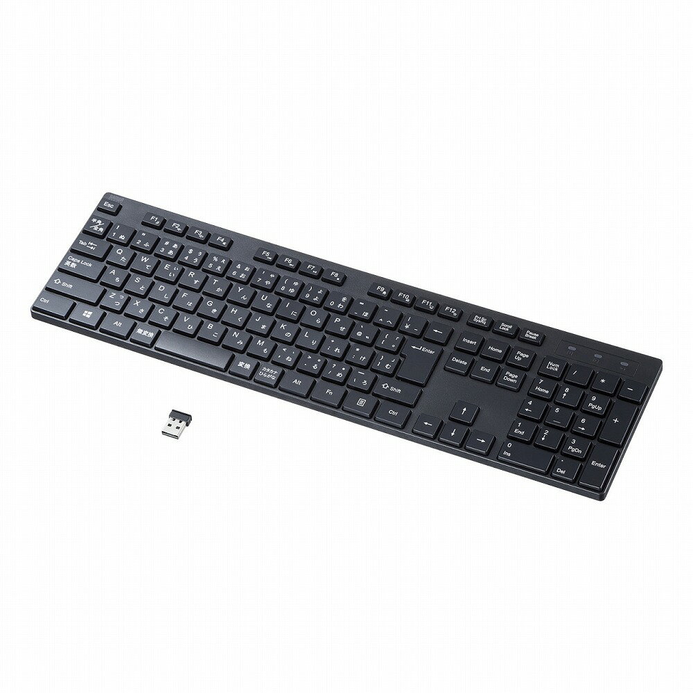 サンワサプライ USBワイヤレスキーボード SKB-WL39BK