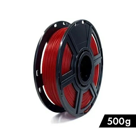 FLASHFORGE 3Dプリンター用フィラメント PLA 500g（Transparent Red(クリアレッド) PLA-F40