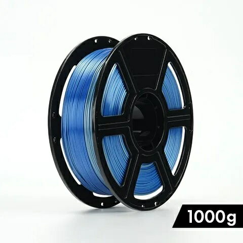 Hewlett Packard - FLASHFORGE 3Dプリンター用フィラメント PLA シルク 1000g（シルバー＆ブルー） SLK-F78