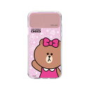 LINE FRIENDS iPhone 11用 ハイブリッドケース LIGHT UP CASE ベーシック(チョコ) KCE-CSA021