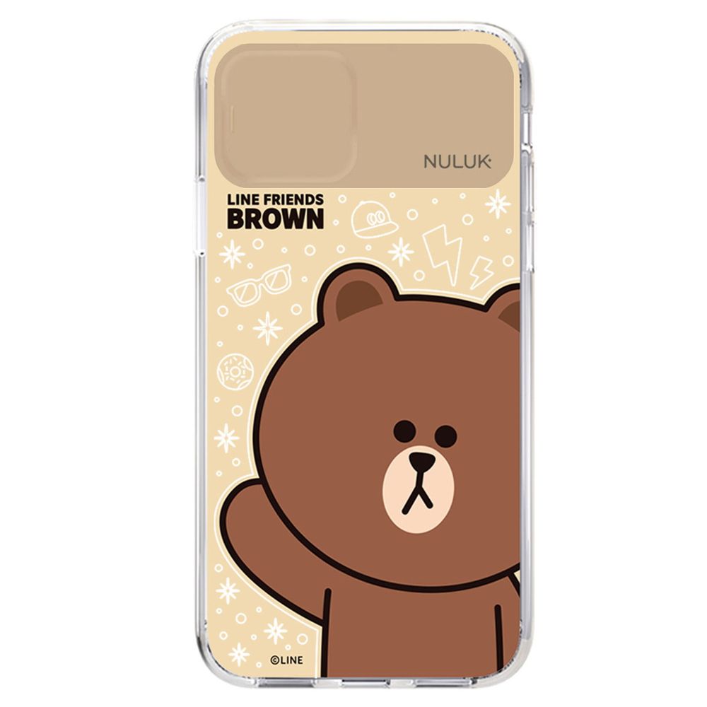 LINE FRIENDS iPhone 11 Pro用 ハイブリッドケース LIGHT UP CAS ...