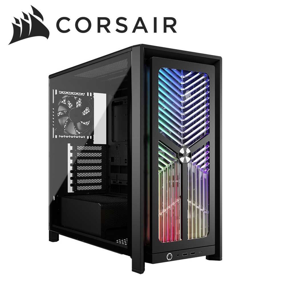 CORSAIR｜コルセア ミドルタワー型PCケース FRAME 4000X RS Mid-Tower（ブラック） CC-9011302-WW