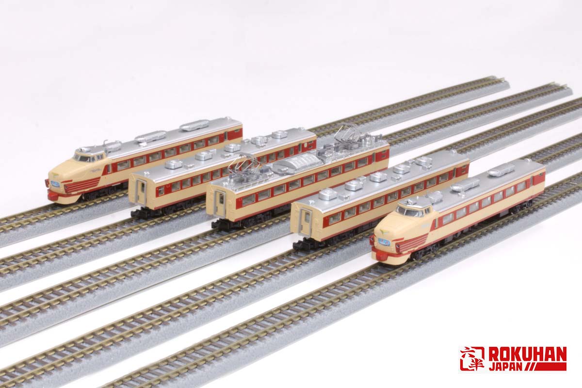 ［鉄道模型］六半 (Z) T030-4 国鉄485系特急形車両 初期型 雷鳥 国鉄色 5両基本セット
