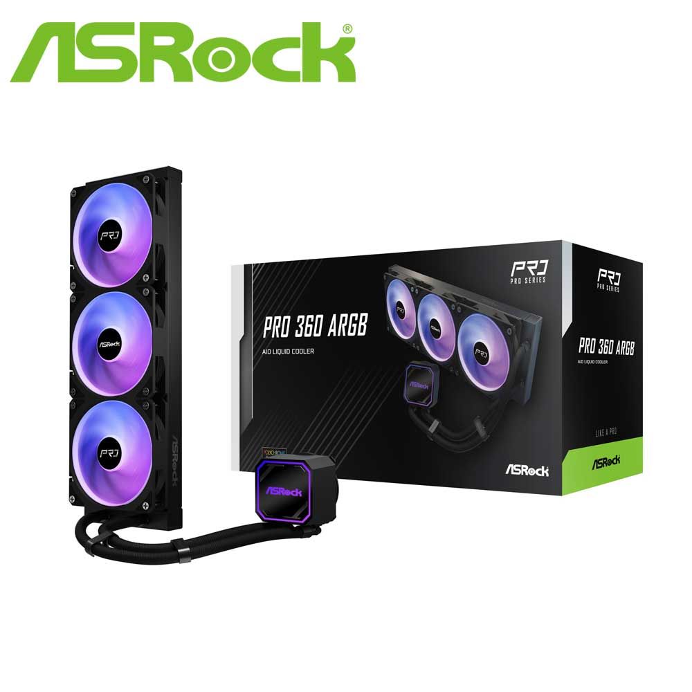 Other - ASRock｜アスロック 水冷一体型CPUクーラー Pro 360 ARGB（ブラック） PRO-360-ARGB