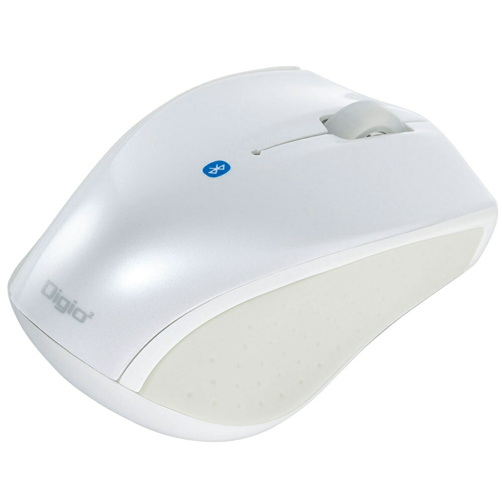 ナカバヤシ 小型 Bluetooth 3ボタンBlueLEDマウス(ホワイト) MUS-BKT99NW