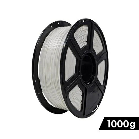 FLASHFORGE 3Dプリンター用フィラメント TPU(軟性) 1000g（ホワイト） TPU-F142