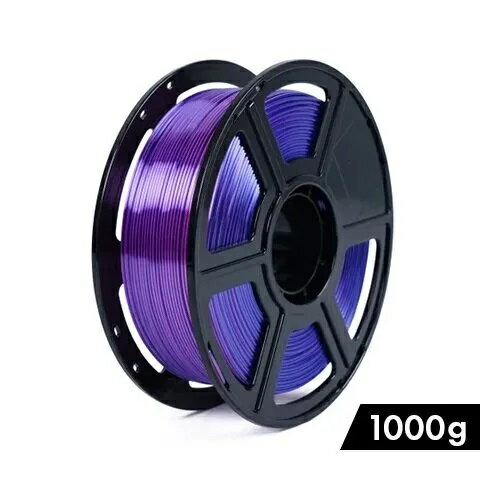 FLASHFORGE 3Dプリンター用フィラメント PLA シルク デュアルカラー1000g（ブルー＆ローズ） SLK-FD01