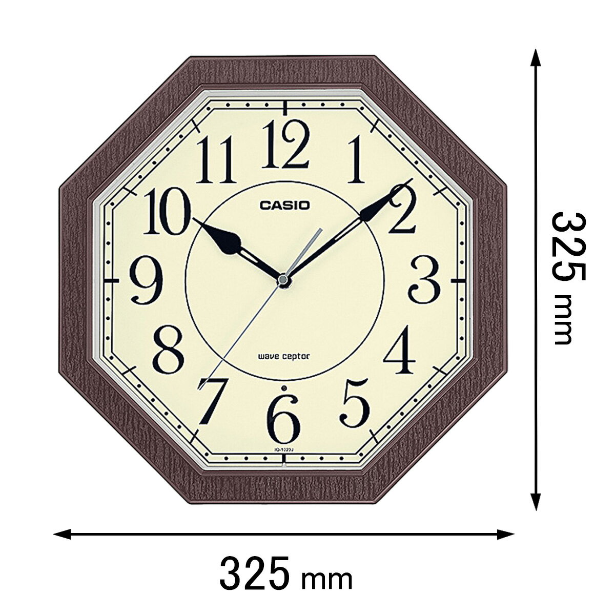 カシオ 掛け時計(電波自動受信機能有) IQ-1023J-5JF CASIO(カシオ) カシオ計算機