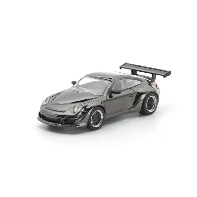 POP RACE 1/64 RWB 997 DARK CHROME【PRDC011】 ミニカー