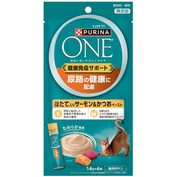 【返品種別B】□「返品種別」について詳しくはこちら□※仕様やパッケージは、リニューアルなどの理由で変更になっている場合がございます。予めご了承下さい。※お手元に届きました商品(パッケージ)の原材料や成分などの仕様を、必ず開封前にご確認の上、ご使用下さい。◆「健康免疫サポート」で美味しく健康ケアできるウェットタイプのおやつです。◆新鮮なお魚をペーストタイプにし、愛猫が好きな味わいと食感の違いを楽しめます。◆抗酸化成分、オメガ3脂肪酸を配合。尿路の健康維持をサポート。◆合成着色料、香料無添加原産国：タイネスレ日本ネスレピュリナペットケア広告文責：株式会社Joshin(06-6633-1111)日用雑貨＞ペット＞猫＞キャットフード