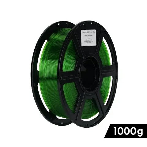 FLASHFORGE 3Dプリンター用フィラメント PETG(高速対応) 1000g（クリアグリーン） HS-PETG06