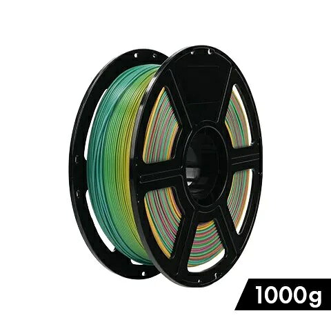 FLASHFORGE 3Dプリンター用フィラメント PLA 1000g（レインボー イリディセント） PLA-F157