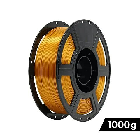 FLASHFORGE 3Dプリンター用フィラメント PLA シルク 1000g（ゴールド） SLK-F69