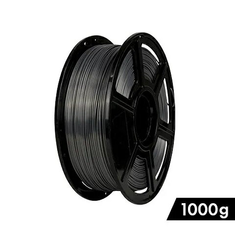 FLASHFORGE 3Dプリンター用フィラメント PLA シルク 1000g（メタルグレー） SLK-F100