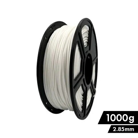 FLASHFORGE 3Dプリンター用フィラメント TPU(軟性) 2.85mm 1000g（ホワイト） TPU-FT02