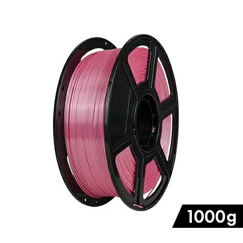 FLASHFORGE 3Dプリンター用フィラメント PLA シルク 1000g（ピンク） SLK-F103