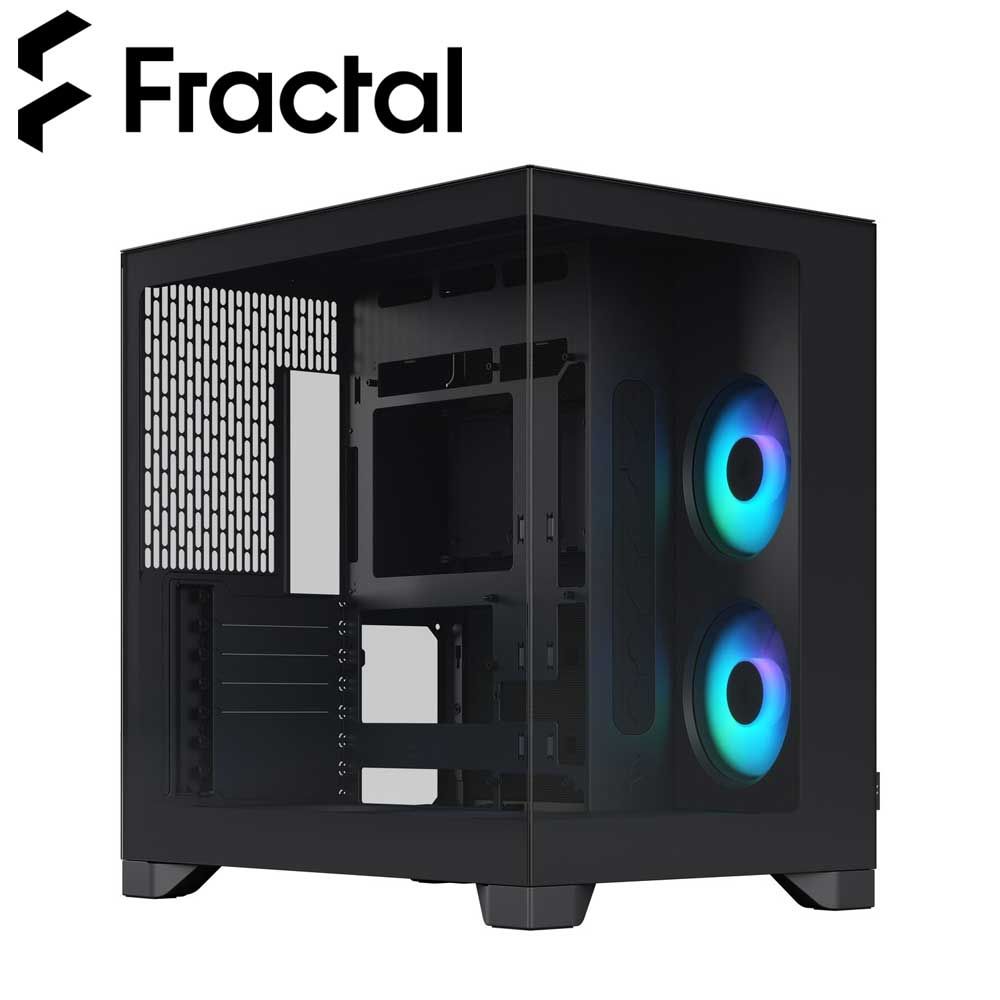 Fractal Design ミドルタワー型PCケース Pop 2 Vision Black RGB（ブラック） FD-C-POV2A-02