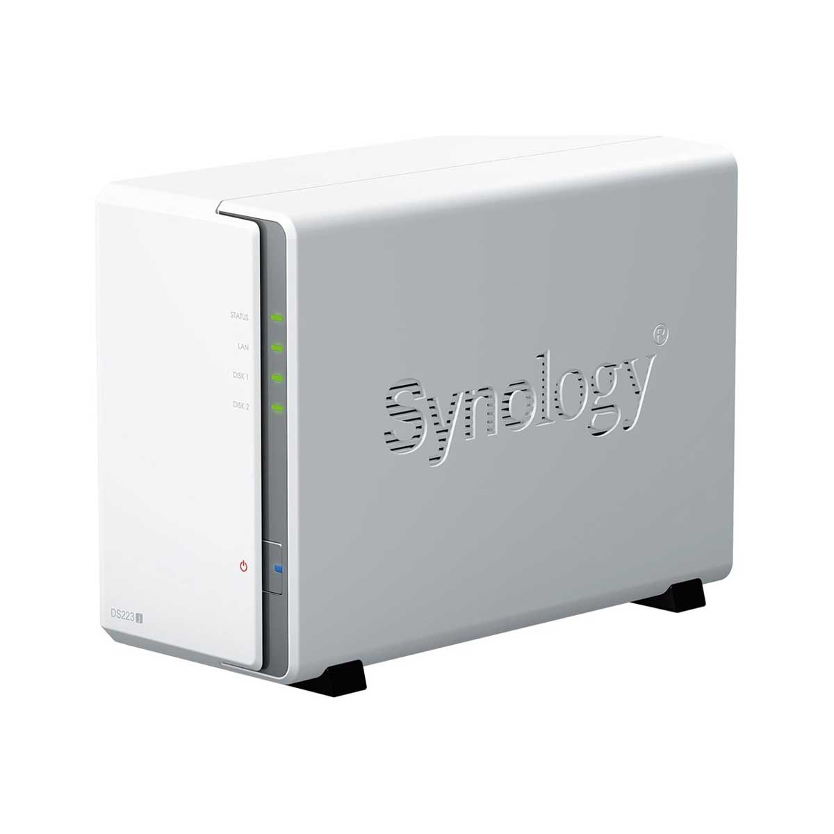 Synology（シノロジー） DiskStation DS223j 2ベイNASキット（HDD別売） 1.7GHzクアッドコアCPU、1GB DDR4メモリ搭載…