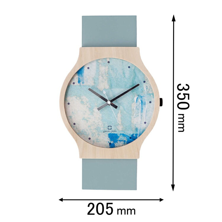 Other - ヤマト工芸 掛け時計 painting clock ペインティング クロック YK22-001PBG [YK22001PBG]【返品種別A】