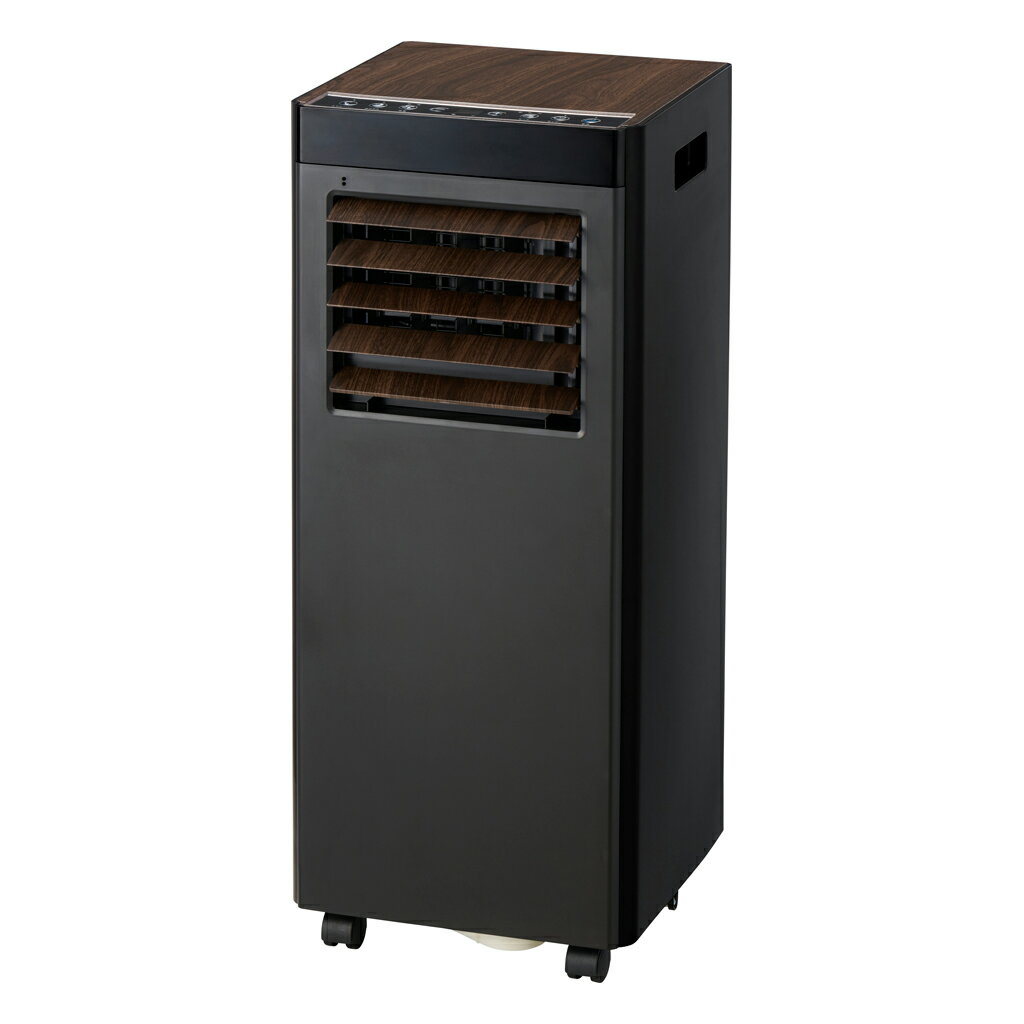 クワッズ オートルーバー付 ポータブルエアコン（ブラックウッド） QS619BW QUADS airmove スタンダードモデル [QS61…