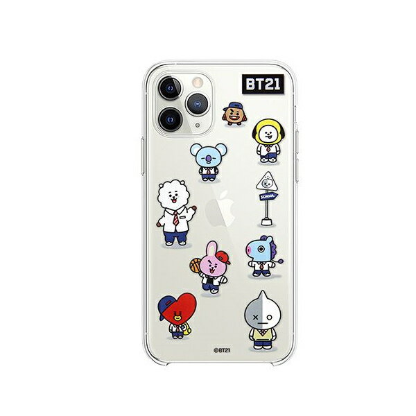 BT21 iPhone 11 Pro Max用 BT21 CLEAR SOFT Universtar School（GROUP_2） KCJ-CUM002