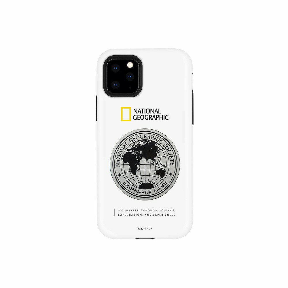 National Geographic iPhone 11 Pro用 Global Seal Metal-Deco Case（ホワイト） NG17149I58R