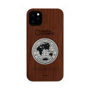 National Geographic iPhone 11 Pro Max用 Metal-Deco Wood Case(ローズウッド) NG17195I65R
