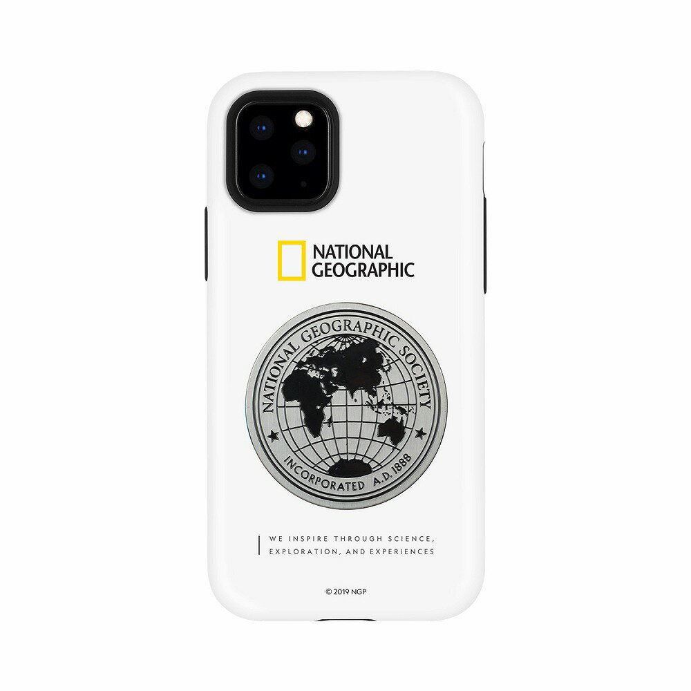 National Geographic iPhone 11 Pro Max用 Global Seal Metal-Deco Case（ホワイト） NG17200I65R