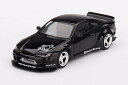 MINI－GT 1/64 Rocket Bunny Nissan シルビア(S15) ブラックパープル(右ハンドル)【MGT00602-R】 ミニカー