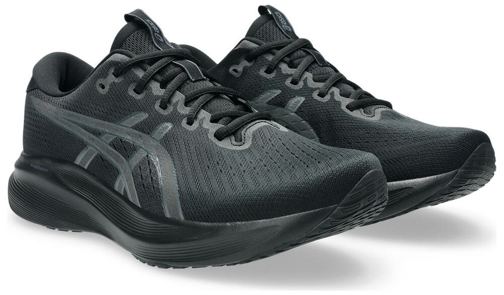 Shoes - アシックス メンズ ランニングシューズ GEL-EXCITE 11（BLACK/CARRIER GREY・サイズ：30.0cm） 1011C080-002-30.0 asics