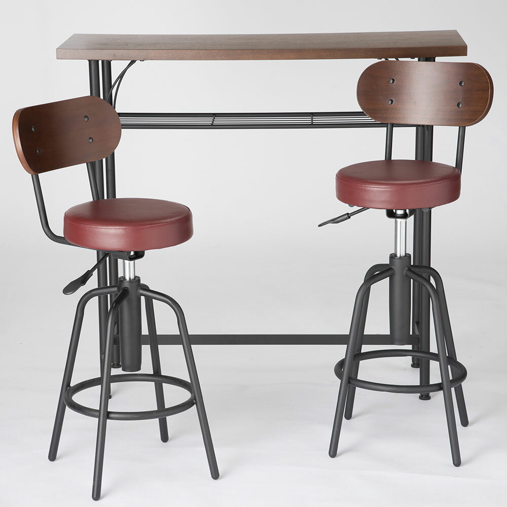 Dining Set - オビタス タム3点セット ワインレッド TAM-S12WRD [TAMS12WRD]