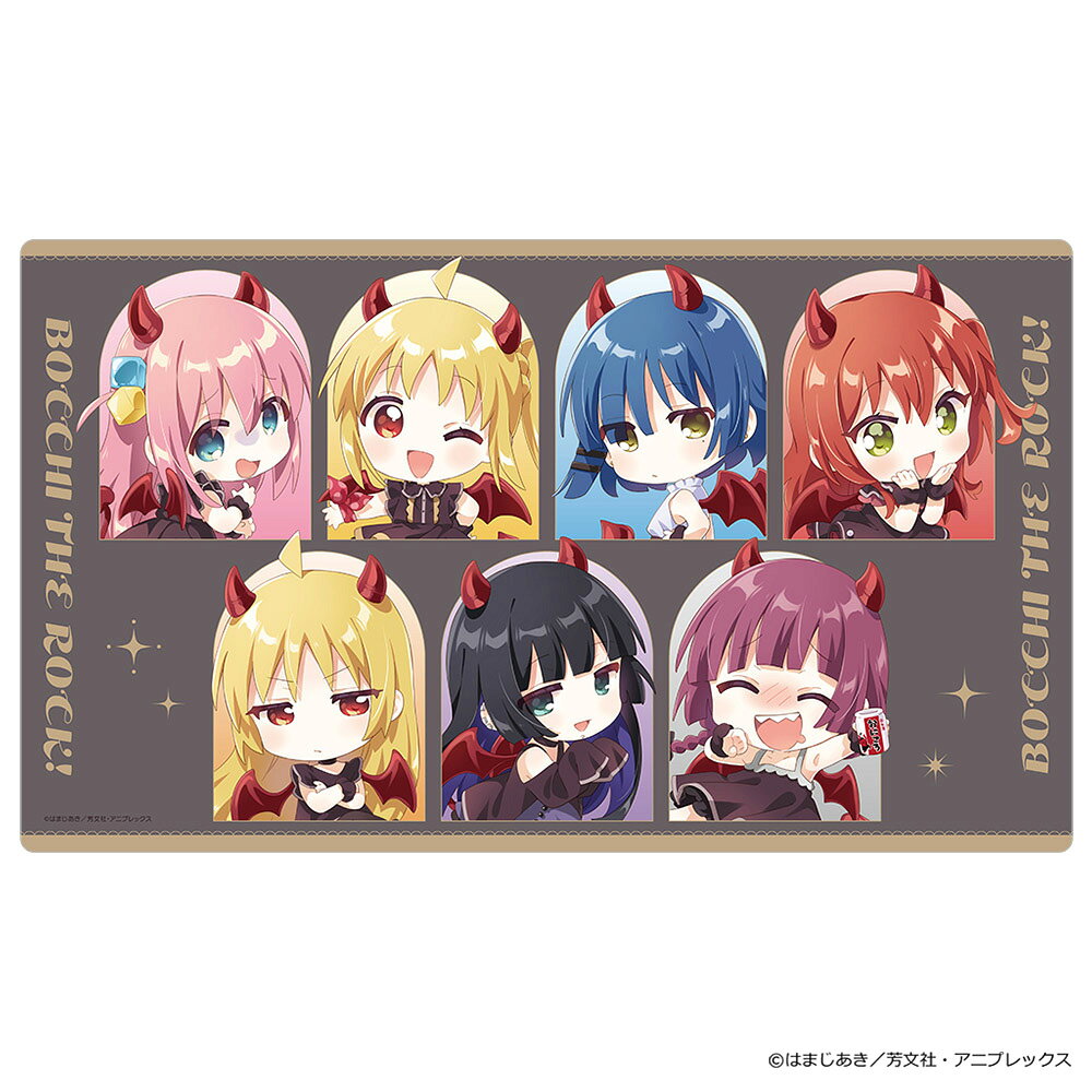 Key-th 「ぼっち・ざ・ろっく！」ラバーマット（悪魔B/イラスト なもり）