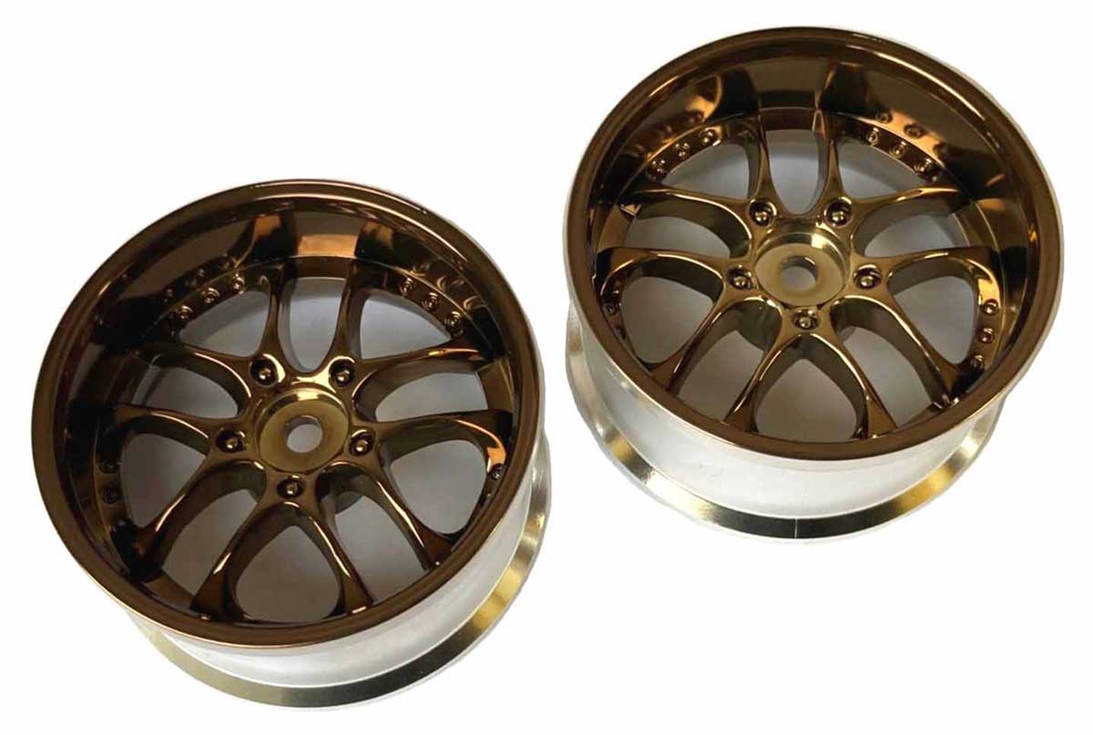 Wheel - TOPLINE SSRエイグルミネルバ offset3 グロスブロンズ（2個入）【TDW-033GB】 ラジコンパーツ