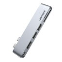 UGREEN（ユーグリーン） MacBook pro / MacBook Air対応 USB-Cハブ 6-in-2 80856