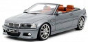 OttOmobile 1/18 BMW E46 M3 コンバーチブル 2004 (グレー)【OTM1006】 ミニカー