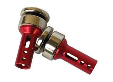 TOPLINE フロント用 ボディマウントキャップ マグネットタイプ タミヤ用(6mm) レッド(1セット入) ラジコンパーツ