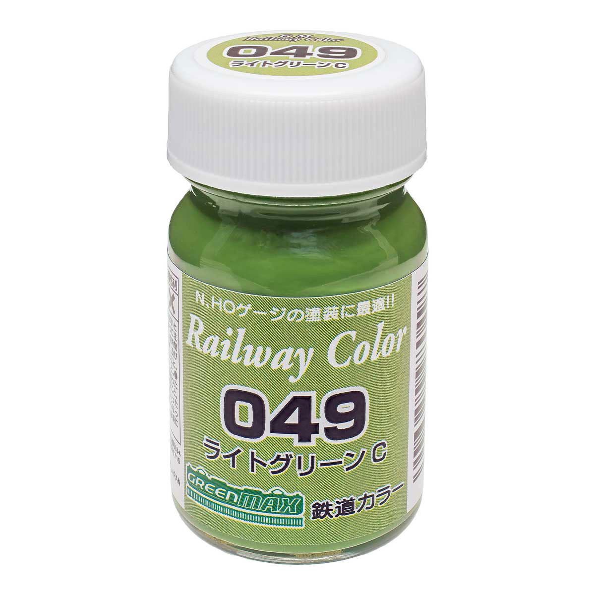 【返品種別B】□「返品種別」について詳しくはこちら□2025年12月 発売※画像はイメージです。実際の商品とは異なる場合がございます。【商品紹介】グリーンマックスの、GM鉄道ビンカラー ライトグリーンCです。エコノミーキットやストラクチャーキットに最適な塗料既存の鉄道カラーと同じサイズの18mlビン他のグリーンマックス鉄道カラーとの混色が出来ます。筆塗り、吹き付け塗装のどちらでもご利用いただけます。※GSIクレオスのMr.カラーうすめ液で適切に薄めてご使用ください。※鉄道スプレーでの発売予定はありません。色味：明るい緑色(＜C-30＞ライトグリーンAよりも明るい色味)つや：半光沢主な用途：近郊型車両（京都エリア）の車体色、車両の座席モケット(布)、ストラクチャー建物の屋根・ひさし　など【商品仕様】容量：18ml鉄道模型＞塗料＞ビン入り塗料