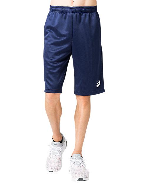 アシックス ジュニア ハーフパンツ（ピーコート・サイズ：140） 2031D919-400-140 TEAM　TR　KNIT　HARF　PNT　RE