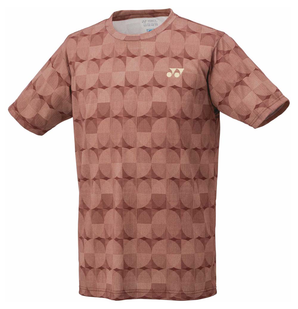 T-Shirts - ヨネックス メンズ 半袖ゲームシャツ（フィットスタイル）（セピア・サイズ：XO） YO-10595Y-030-XO YONEX