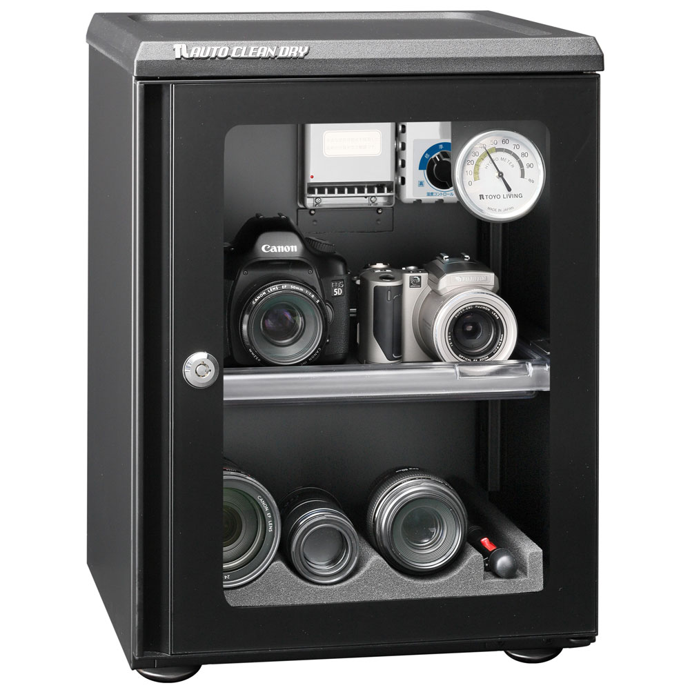 Dampproofing Storage - 東洋リビング オートクリーンドライ全自動防湿保管庫「ED-41CATP」（ブラック） ED-41CATP(B)
